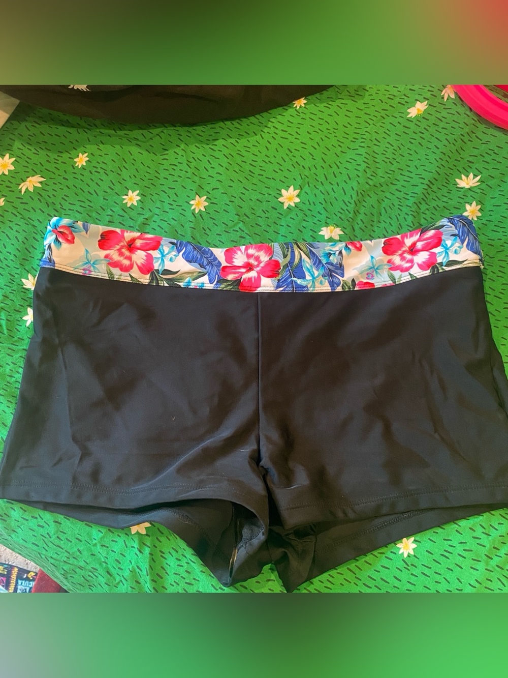 Shorts, Swim Floral Waistband